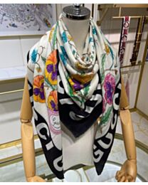 Gucci Women s Floral Print Silk Scarf