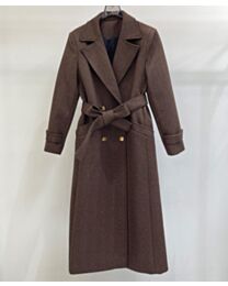 Saint Laurent Women's Herringbone Coat 