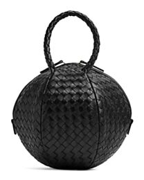 Bottega Veneta Mava Top Handle Bag 743599 Black