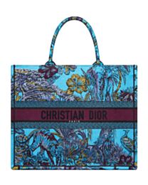 Christian Dior Large Dior Book Tote Blue