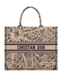 Christian Dior Large Dior Book Tote Apricot