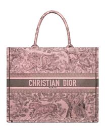 Christian Dior Large Dior Book Tote Pink