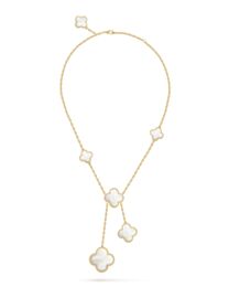 Van Cleef & Arpels Women's Magic Alhambra Necklace, 6 Motifs Golden