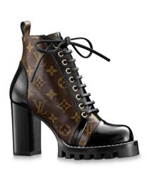 Louis Vuitton Women's Star Trail Ankle Boot 1A2Y7W Black
