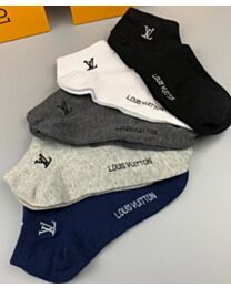 Louis Vuitton Logo Socks Set